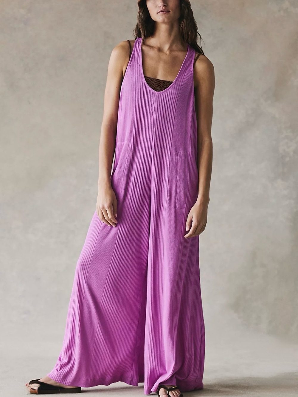 9187. Free People Zena One-Piece Jumpsuit
